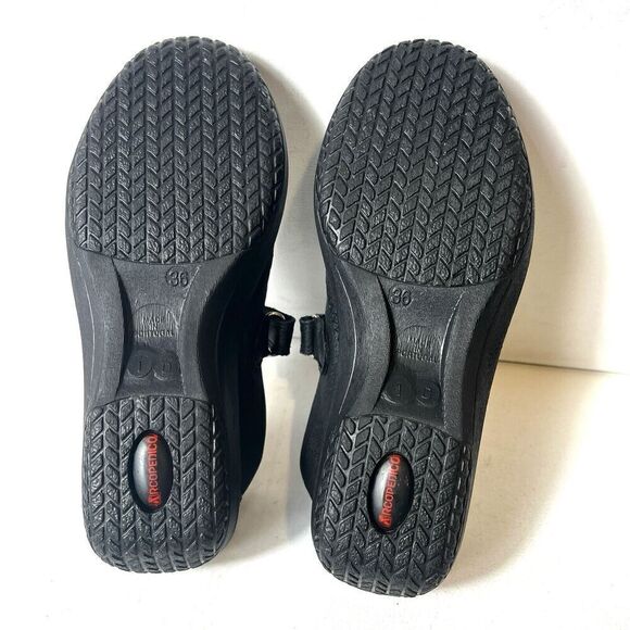 Arcopedico Womens EU 36 US 5.5 Comfort Casual Black Mary Jane Fabric Flats Shoes - Picture 10 of 10